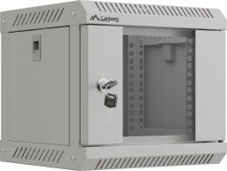 Lanberg ML SZAFA INSTALACYJNA RACK WISZĄCA 10" 4U 300X300 SZARA DRZWI PRZESZKLONE LANBERG (FLAT PACK)