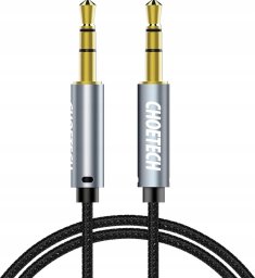 Choetech Kabel Choetech AUX002 mini jack 3.5mm (męski) / mini jack 3.5mm (męski) 1.2m - czarny