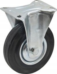 AWTools AWTOOLS KOŁO STAŁE Z CZARNĄ GUMĄ  100mm