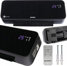 Powermat Kurtyna powietrzna Grzejnik CERAMICZNY 2000W Pilot Termowentylator LCD