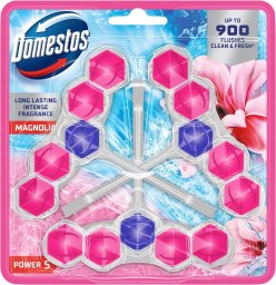 Domestos Zawieszka do WC Domestos Power 5 50g Magnolia (3)