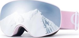 Baby Professor Qunature Pink Children's skiing goggles (medium/large children's version)