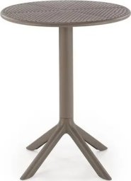 Halmar Stolik ogrodowy CALVO 60x60 khaki z tworzywa PVC HALMAR