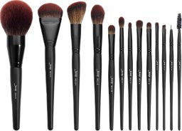 Jessup Makeup Lover Makeup Brush Collection zestaw pędzli do makijażu Phantom Black 13szt.