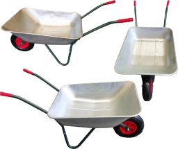 Saska Garden TACZKA OGRODOWA OCYNKOWANA 80KG 120L