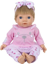 Schwarzkopf TINY TREASURES, Pink Bunny Baby, Blonde Hair Doll