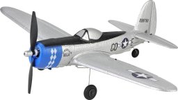 Samolot zdalnie sterowany TopRcHobby TOP RC Hobby Mini P47 z systemem stabilizacji TOP-Gyro 402MM RTF - Kolor niebiesko srebrny - top104B01