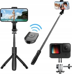 Selfie stick Bluestar BLUE STAR uchwyt selfie z pilotem bezprzewodowym z trójnogiem L21 czarny