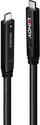 Kabel USB Lindy USB-C - USB-C 10 m Czarny (43398)