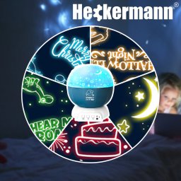 Projektor gwiazd LED Heckermann 168K-W Niebieski