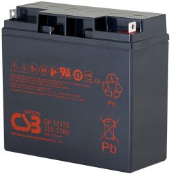CSB Lead acid battery 12V 17Ah B1 Pb AGM VRLA CSB