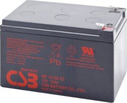 CSB Lead acid battery 12V 12Ah F2 Pb AGM VRLA CSB