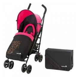 Wózek Safety 1st WÓZEK SAFETY SLIM PACKAGE CITY   PINK + ŚPIWOREK + TORBA   12077062