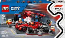 LEGO City Formula 1 F1® Pit stop i mechanicy z bolidem Ferrari  (60443)