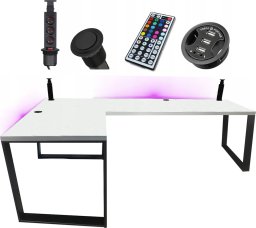 Biurko Daming BIURKO GAMINGOWE NARONE LOFTOWE KOMPUTEROWE STABILNE 240X160 PRODUCENT