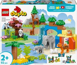 LEGO Duplo Rodziny dzikich zwierząt 3 w 1 (10446)