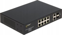 Switch Pulsar SFG108 Switch przemyslowy PoE 12-portowy