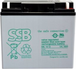 Lestar Akumuliatorius (AGM) SSB SBL 18Ah 12V F3 VRLA (pakuotėje 2)