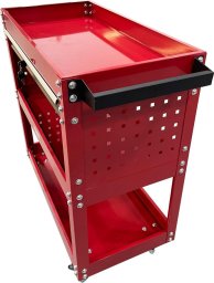 AWTOOLS WÓZEK WARSZTATOWY METALOWY 3 POZIOMY Z SZUFLADĄ