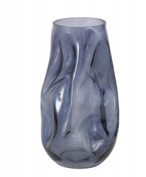 Boltze Home Wazon szklany LOJIN, metaliczny odcień, 27,8 cm
