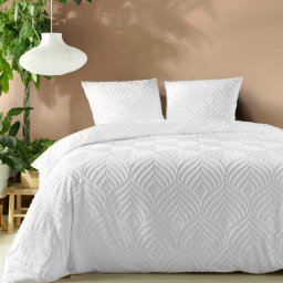 Douceur d`Interieur Komplet pościeli z tuftowanym wzorem HELTIE, 240 x 220 cm