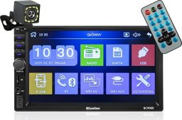 Radio samochodowe GrizzGlass Radio BLUETEC BC9000 2DIN 7" kamera