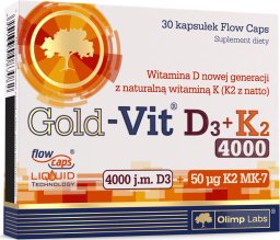 Olimp Labs Olimp Gold-Vit D3+K2 4000 - 30 kapsułek