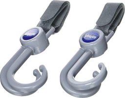 Chicco Uniwersalne uchwyty do wózka grey