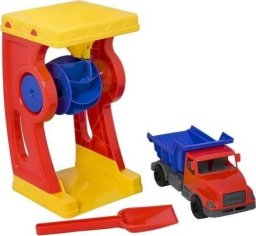 Mochtoys Zestaw do piasku z młynkiem, wywrotką i łopatką