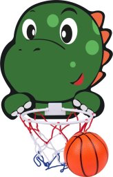 Eddy Toys TABLICA DO KOSZYKÓWKI 40x30CM Z PIŁKĄ DINO