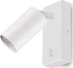 Kinkiet Maclean Kinkiet / lampa ścienna Maclean, punktowa, okrągła, GU10, z włącznikiem 55x100mm, kolor biały, MCE369 W