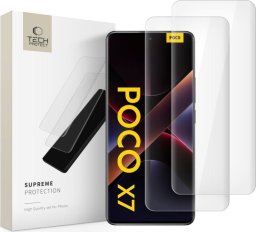 Spigen SZKŁO HARTOWANE TECH-PROTECT GLASS UV+ 2-PACK XIAOMI REDMI NOTE 14 PRO 4G / 5G / 14 PRO+ PLUS 5G / POCO X7 5G CLEAR