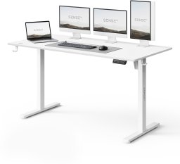 Biurko SENSE7 NOJO LIGHT Białe 140 cmx70 cm
