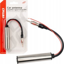 Wzmacniacz samochodowy AMiO Wzmacniacz sygnału separator antenowy prosty din amio-04132