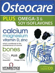 Vitabiotics VITABIOTICS_Osteocare Plus Omega-3 &amp; Soy Isoflavones suplement diety 84 tabletek/kapsułek