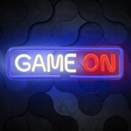Neon dekoracyjny LED Plexi GAME ON multikolor FPNE23 Forever Light