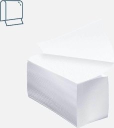 DGA OPTIMA Luna Smart – Ręcznik papierowy ZZ, składka 3-panelowa, 2-warstwy, celuloza – Biały