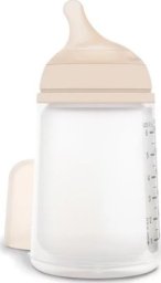 Nuby 304755-BUTELKA 180ML/SMOCZEK SILIKON WOLNY PRZEPŁYW/UZUPEŁNIENIE KARMIENIA PIERSIĄ/ZERO ZERO