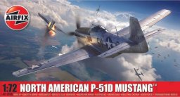Airfix Model plastikowy North American P-51D Mustang 1/72