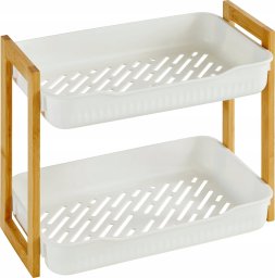 Koszyk prysznicowy 5five Organizer pod prysznic stojący NATUREO, 27 x 20,5 x 35 cm