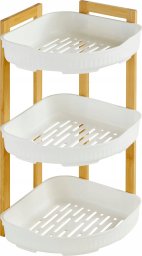 Koszyk prysznicowy 5five Organizer pod prysznic narożny stojący NATUREO* 29 x 22 x 45 cm
