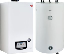 Piec gazowy Termet Pakiet kocioł 1-fun.kondens - TERMGAS CONDENS 25kW + zasobnik SWK-100 Termo Top (S) (DWZ)WKJ4361;