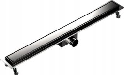 SpiroFlex 500 liniowe odwodnienie prysznicowe AQUA STEEL LA z rusztem szlifowanym SZGM (S)