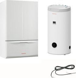 Piec gazowy Immergas Pakiet 1-fun.kondens. wersja standard - kocioł EXTRA 24 + zasobnik UBS125V3 + sonda kontaktowakotły wiszące