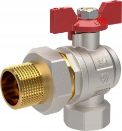 Arco Zawór kulowy kątowy półśrubunek 1/2GW-3/4GZ motylek SENA VA30