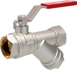 Arco Zawór kulowy z filtrem 1/2GW-GW SENA VA30 dźwignia Inox