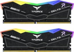 Pamięć TeamGroup Pamięć DDR5 Team Group T-FORCE D-ELTA RGB 32GB (2x16GB) 6400MHz CL32 1,35V Czarna