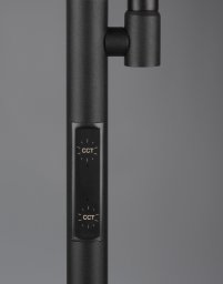 LED floor lamp REALITY SPECTER, 17+4,5W 2700-4000-6500K 1900+450lm DIM, black sp, O25x178cm
