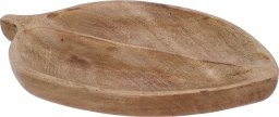Home Styling Collection Deska do serwowania w kształcie liścia, drewno mango, 27 x 17 cm