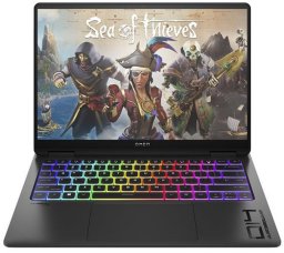 OMEN  by HP Transcend Laptop 14-fb0017ny - Ultra 9-185H, 32GB, 1TB SSD, 14" 2.8K (2880x1800) OLED 400-nit 48-120Hz, GeForce RTX 4060 8GB, 1080p IR cam, US RGB backlit keyboard, Shadow Black, 1080p IR TNR, Win 11 Home, 1 years
